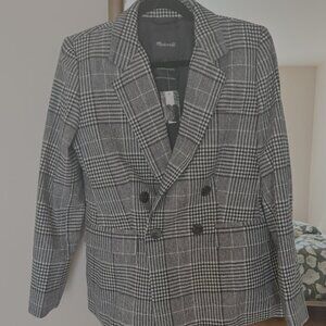 Madewell Rosedale Blazer (Plaid, Size 4)